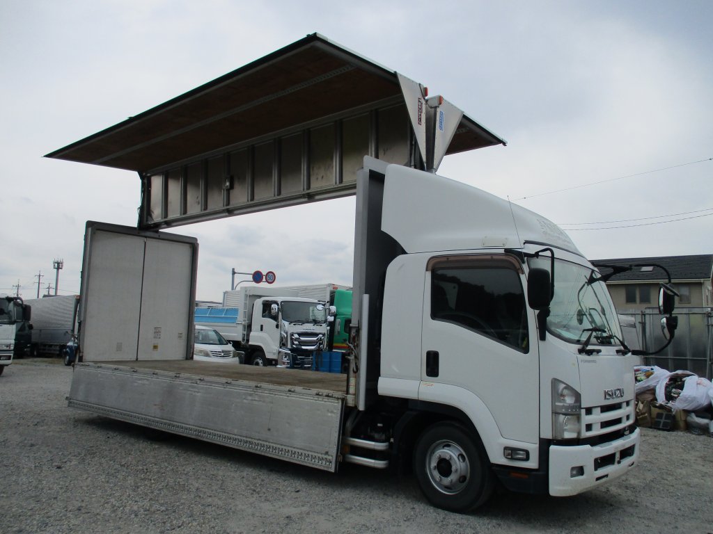 イスズ 中型標準 フォワード アルミウィング TKG-FRR90T2