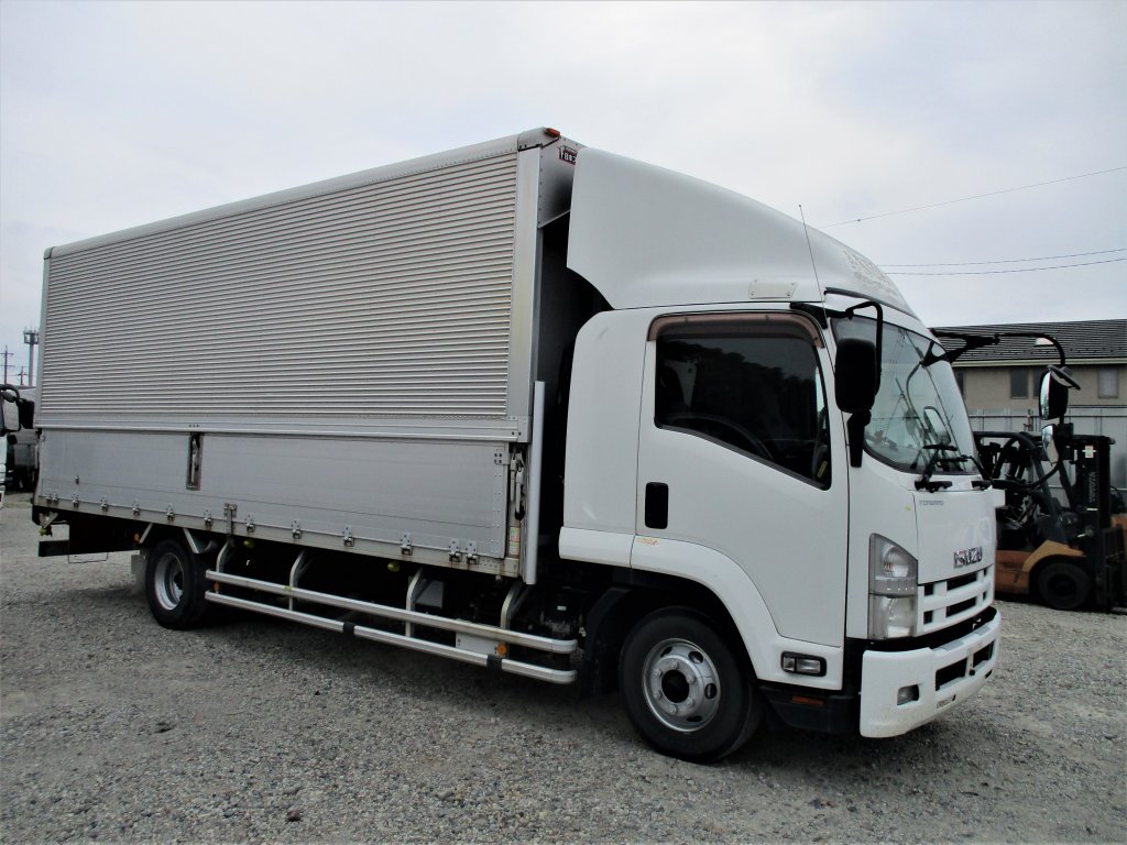 イスズ 中型標準 フォワード アルミウィング TKG-FRR90T2