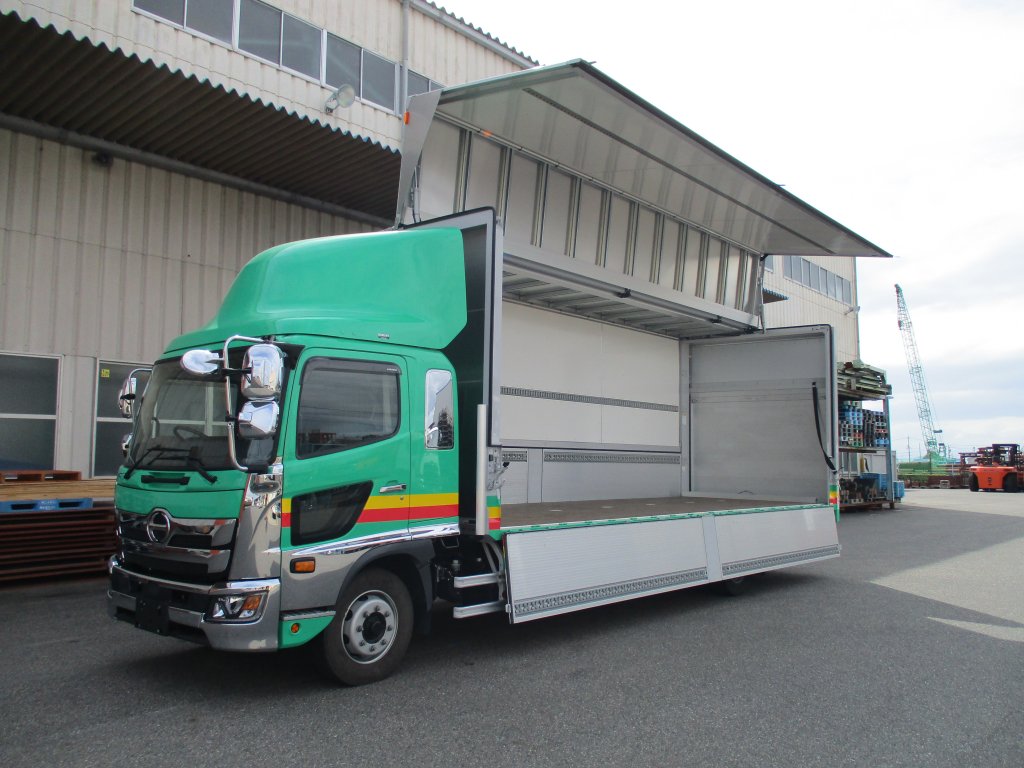 日野 中型増トンワイド レンジャー アルミウィング 2PG-FE2ABG
