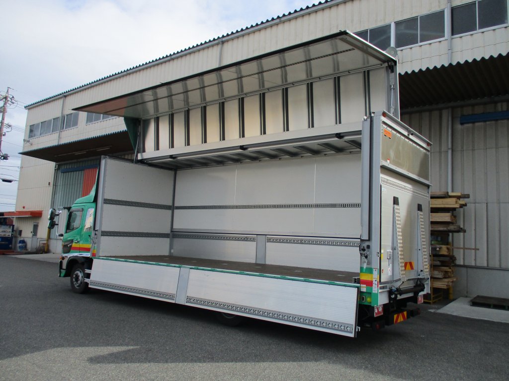 日野 中型増トンワイド レンジャー アルミウィング 2PG-FE2ABG