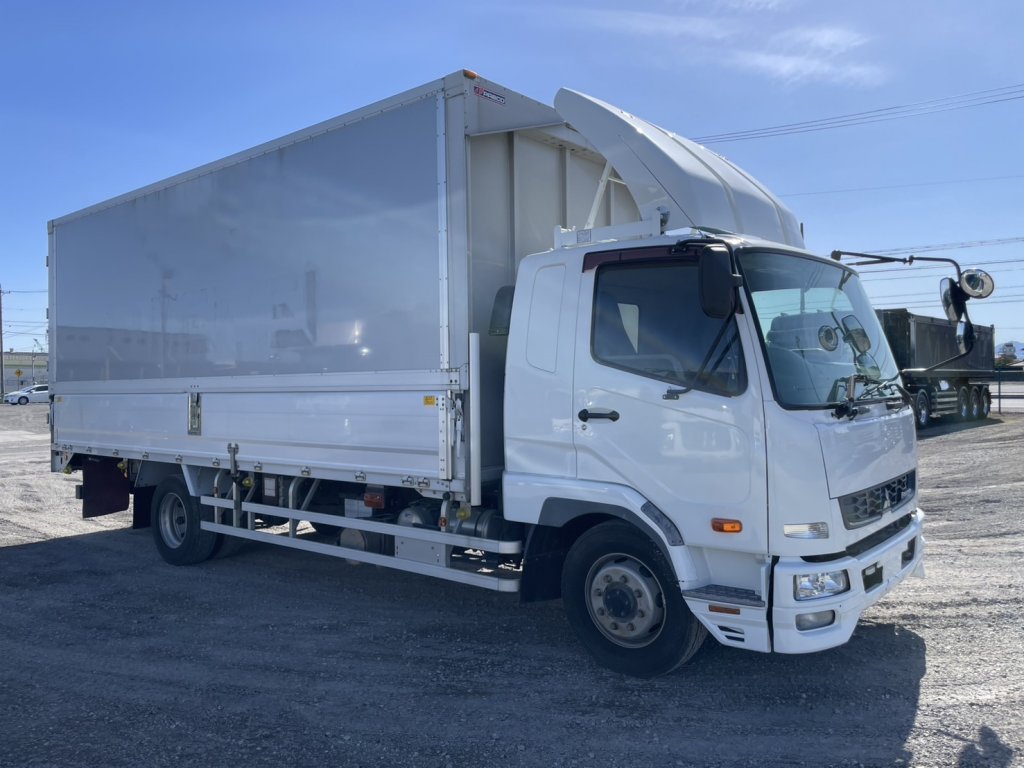 三菱 中型増トンワイド ファイター アルミウィング QKG-FK65FZ