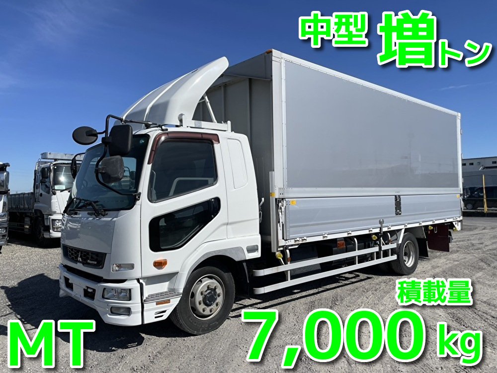 三菱 中型増トンワイド ファイター アルミウィング QKG-FK65FZ