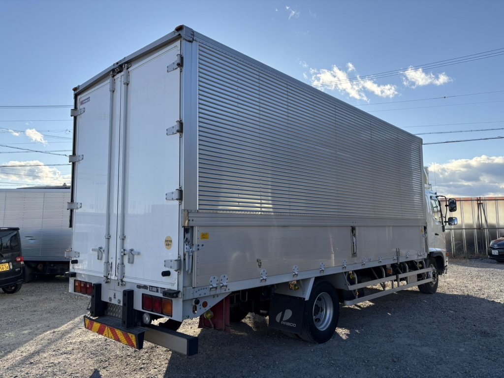 日野 中型増トンワイド レンジャー アルミウィング QKG-FE7JLAG