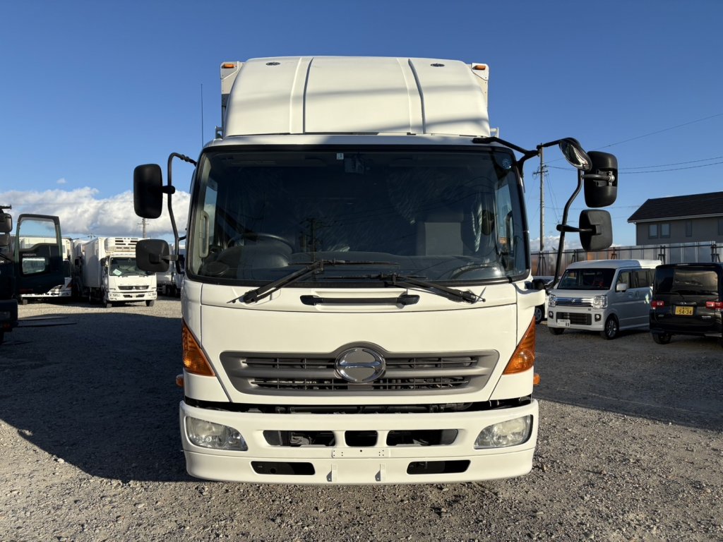 日野 中型増トンワイド レンジャー アルミウィング QKG-FE7JLAG