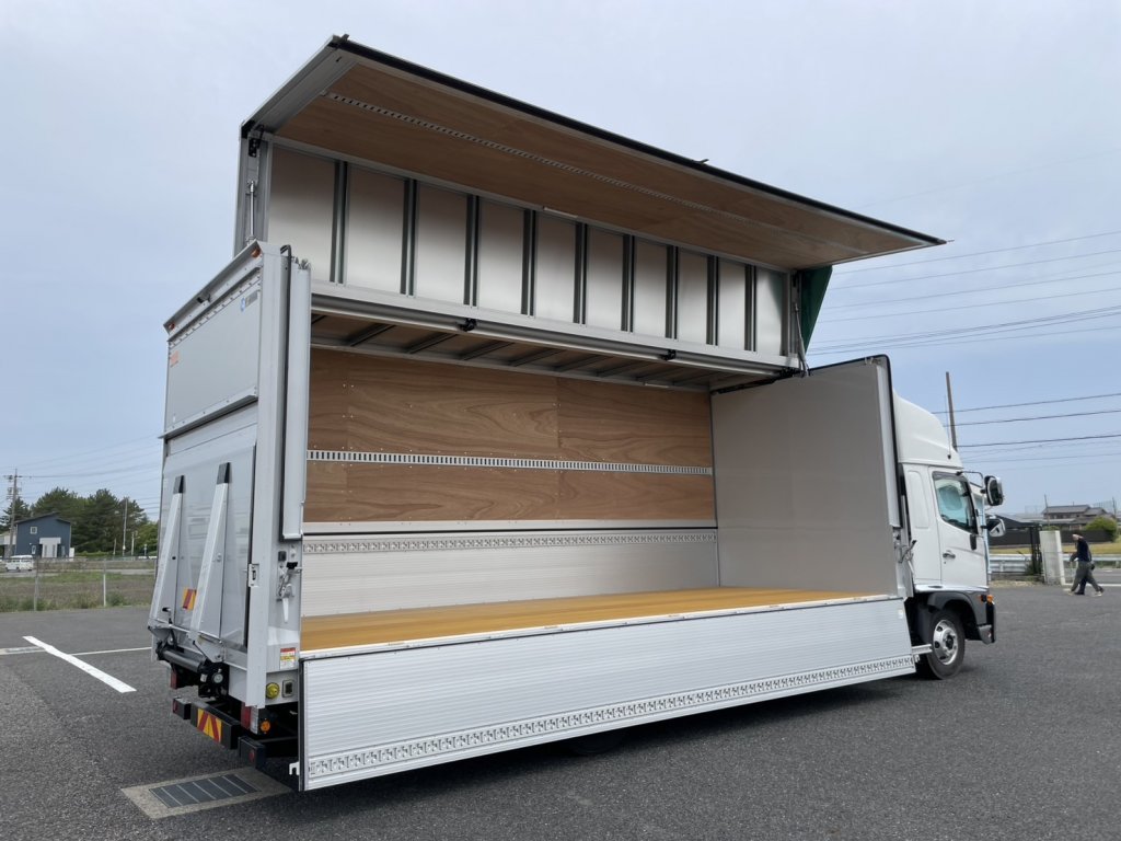 日野 中型ワイド レンジャー アルミウィング 2PG-FD2ABG