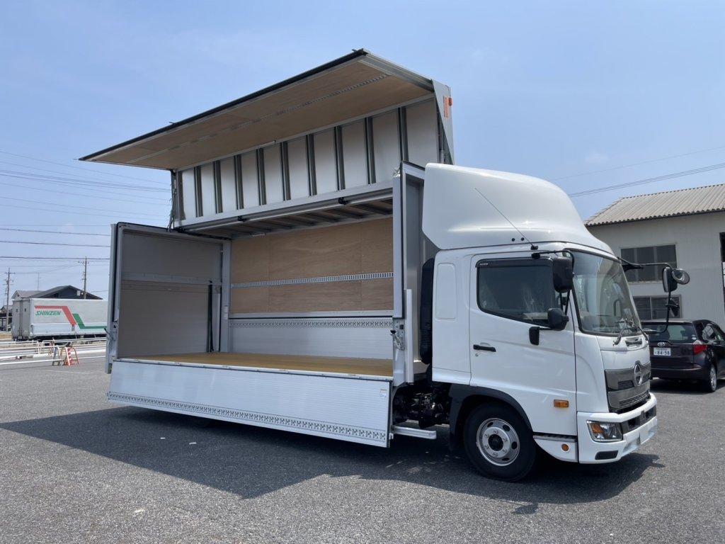 日野 中型ワイド レンジャー アルミウィング 2PG-FD2ABG