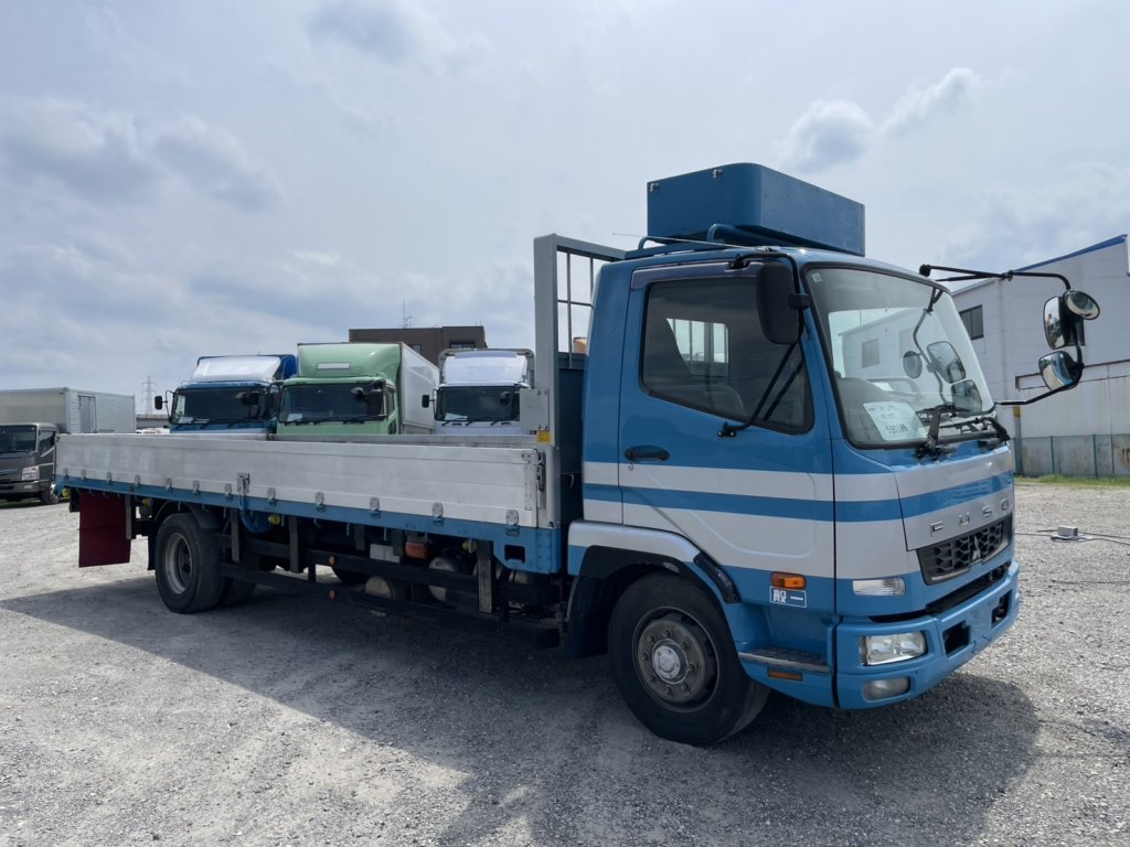 三菱 中型増トンワイド ファイター 平ボディ LKG-FK72FZ