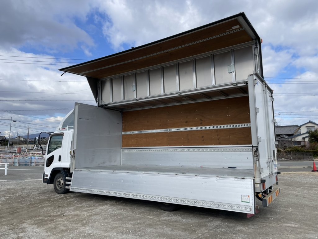 いすゞ 中型増トンワイド フォワード アルミウィング 2RG-FSR90S2