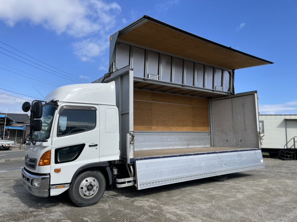 日野 中型ワイド レンジャー アルミウィング TKG-FD7JLAA