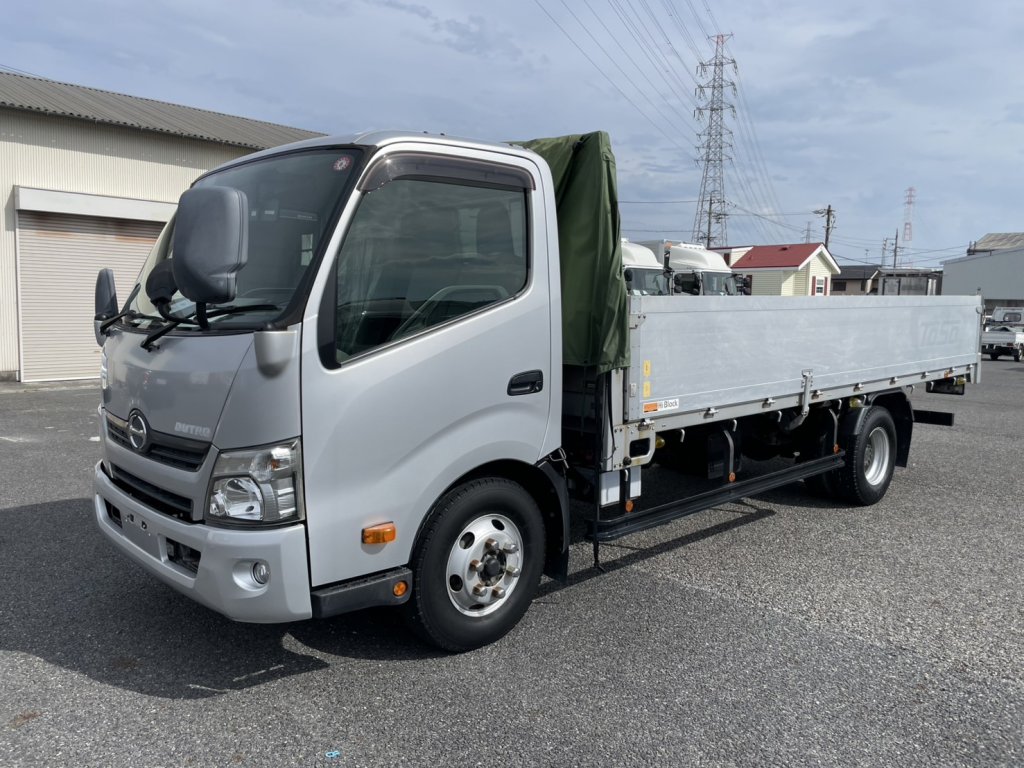 日野 小型ワイド デュトロ 平ボディ TKG-XZU720M