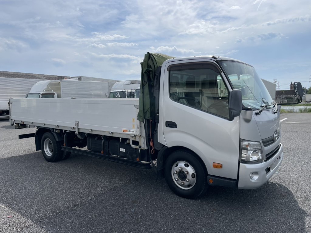 日野 小型ワイド デュトロ 平ボディ TKG-XZU720M