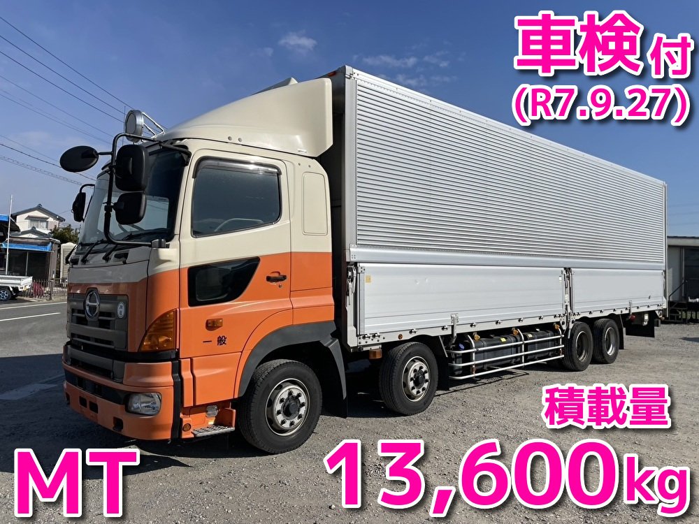 日野 10t超 プロフィア アルミウィング QPG-FW1EXEG