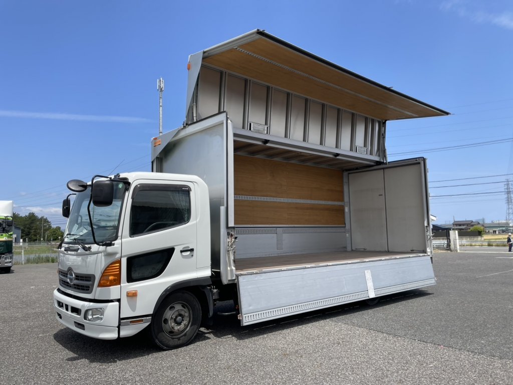 日野 中型ワイド レンジャー アルミウィング TKG-FC9JKAG