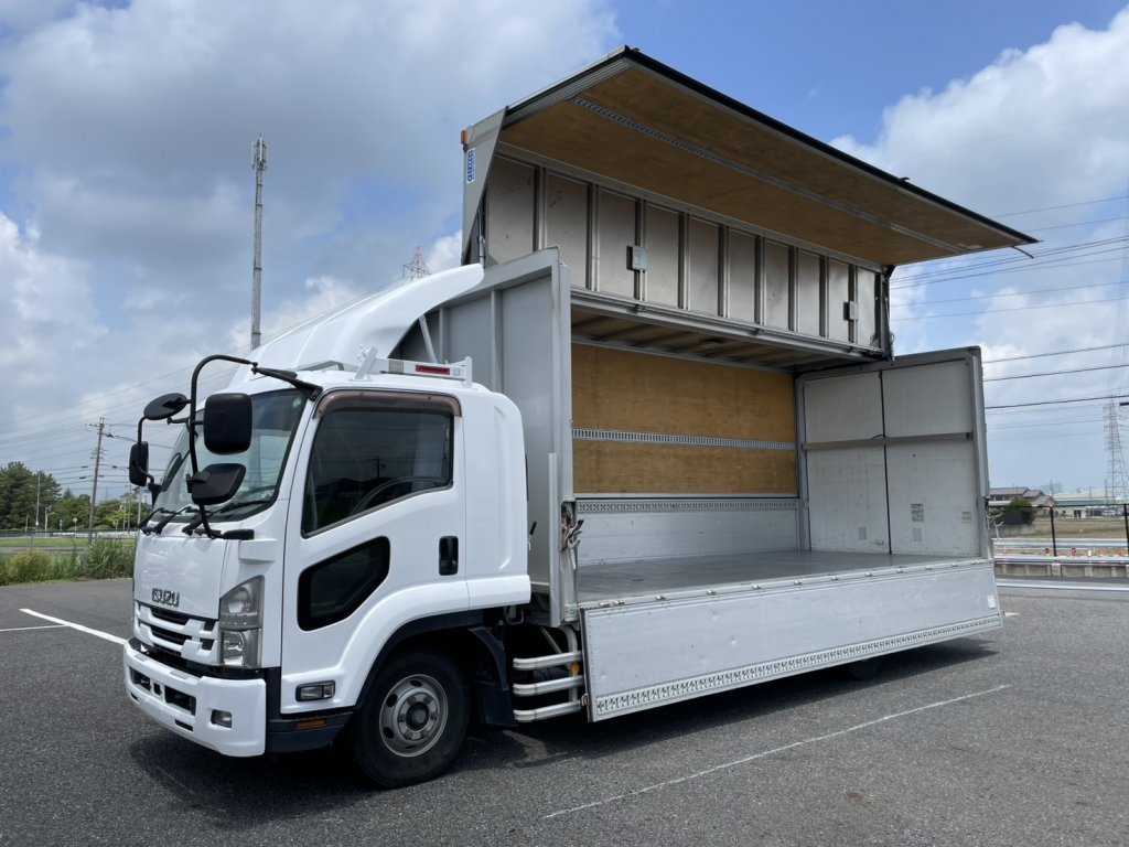 いすゞ 中型増トンワイド フォワード アルミウィング SPG-FSR90S2