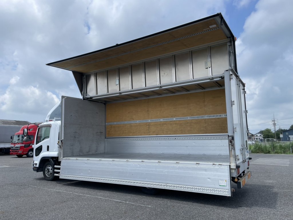 いすゞ 中型増トンワイド フォワード アルミウィング SPG-FSR90S2