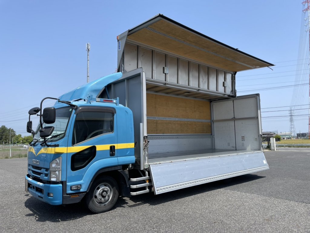 いすゞ 中型増トンワイド フォワード アルミウィング SPG-FSR90S2