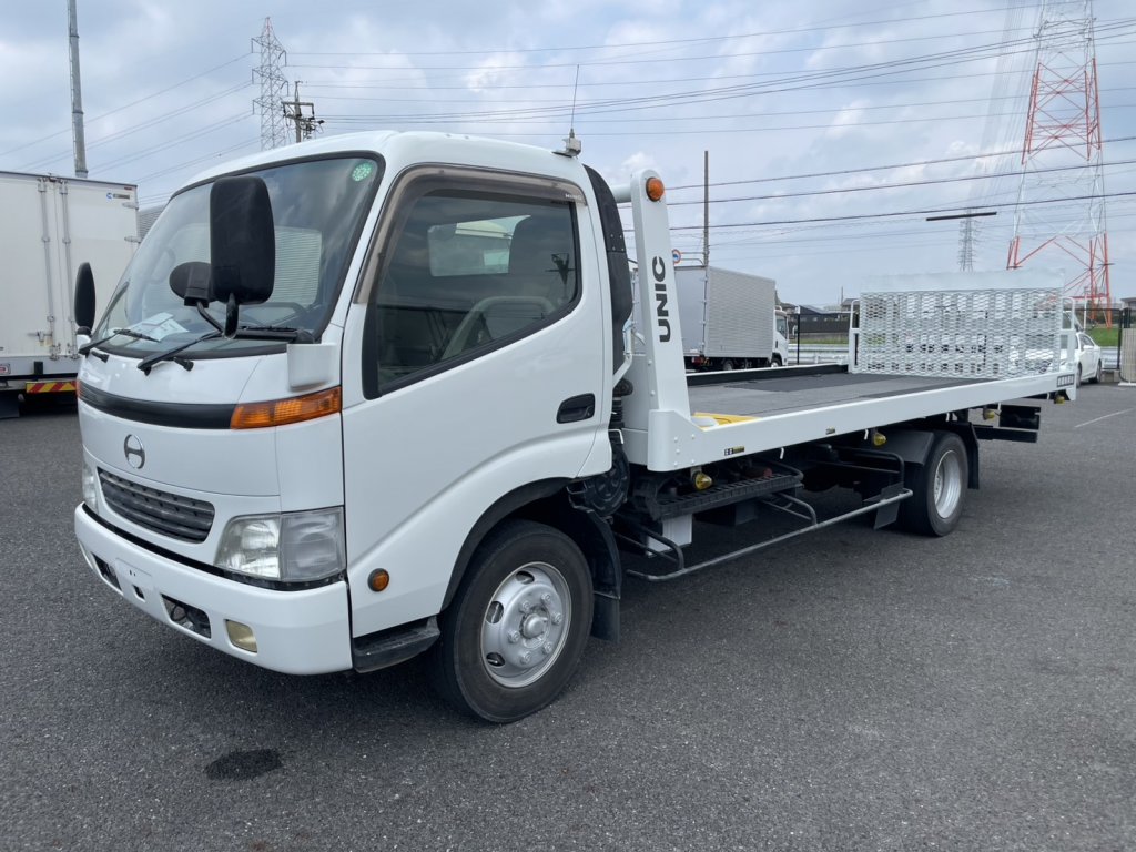 日野 小型ワイド デュトロ キャリアカー KK-XZU421M