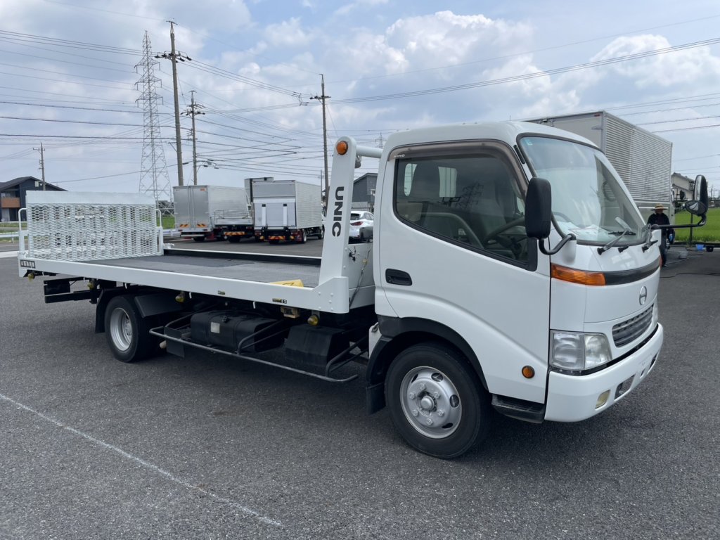 日野 小型ワイド デュトロ キャリアカー KK-XZU421M