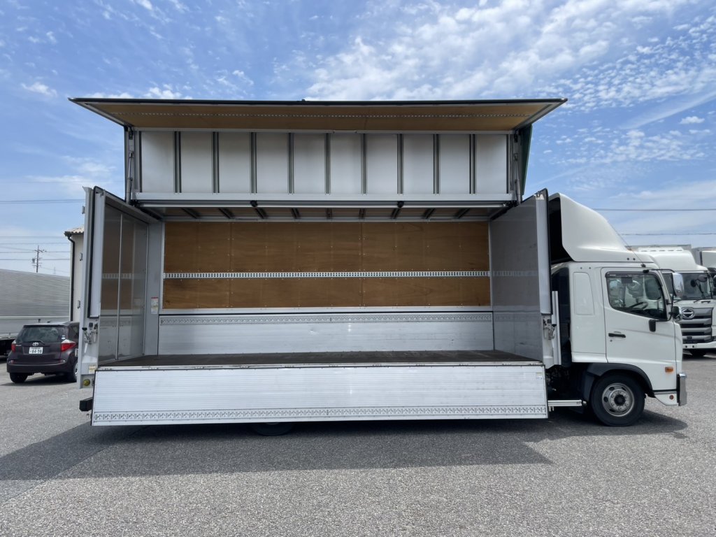 日野 中型ワイド レンジャー アルミウィング 2KG-FD2ABG