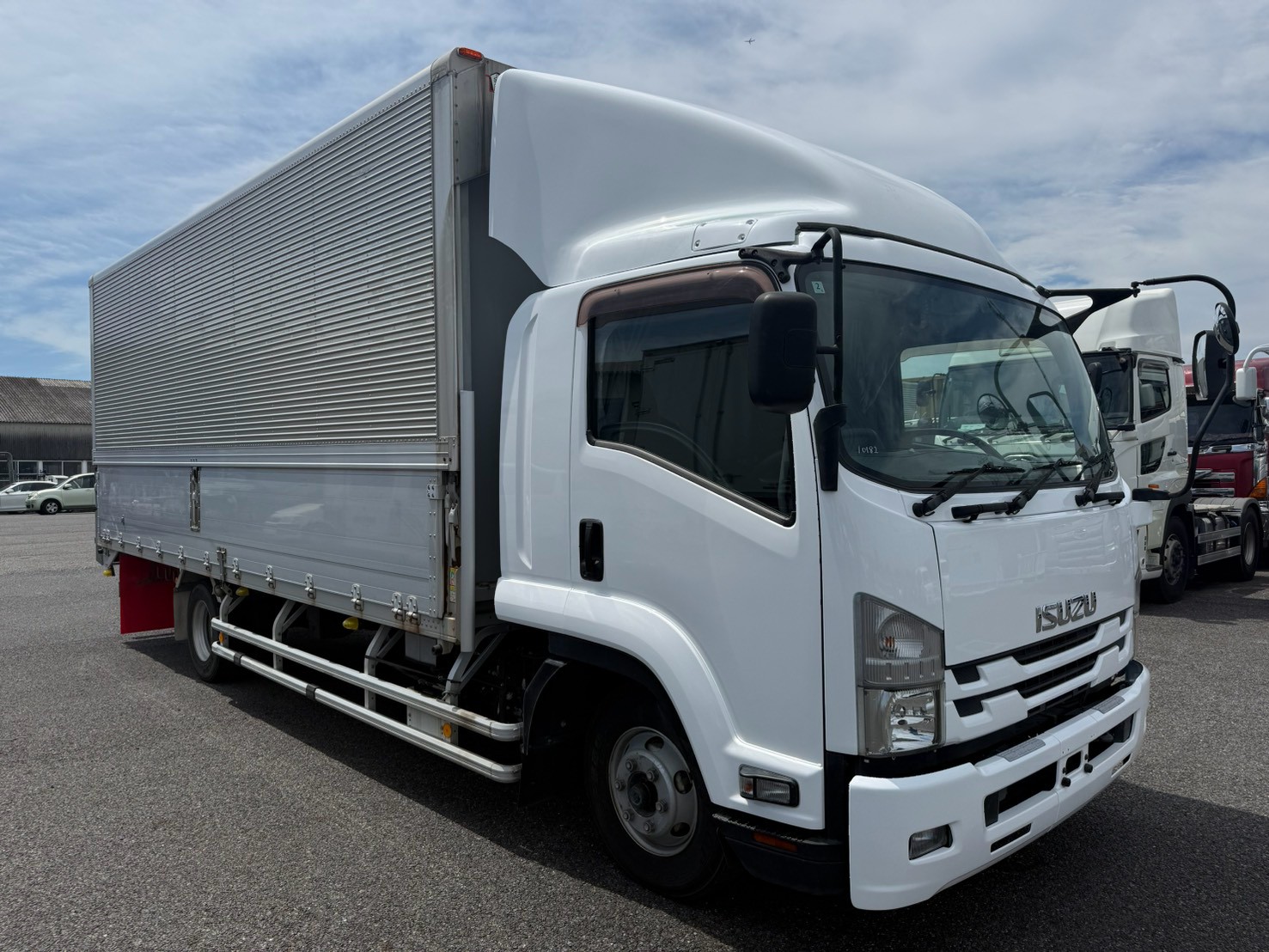 いすゞ 中型ワイド  アルミウィング TKG-FRR90S2