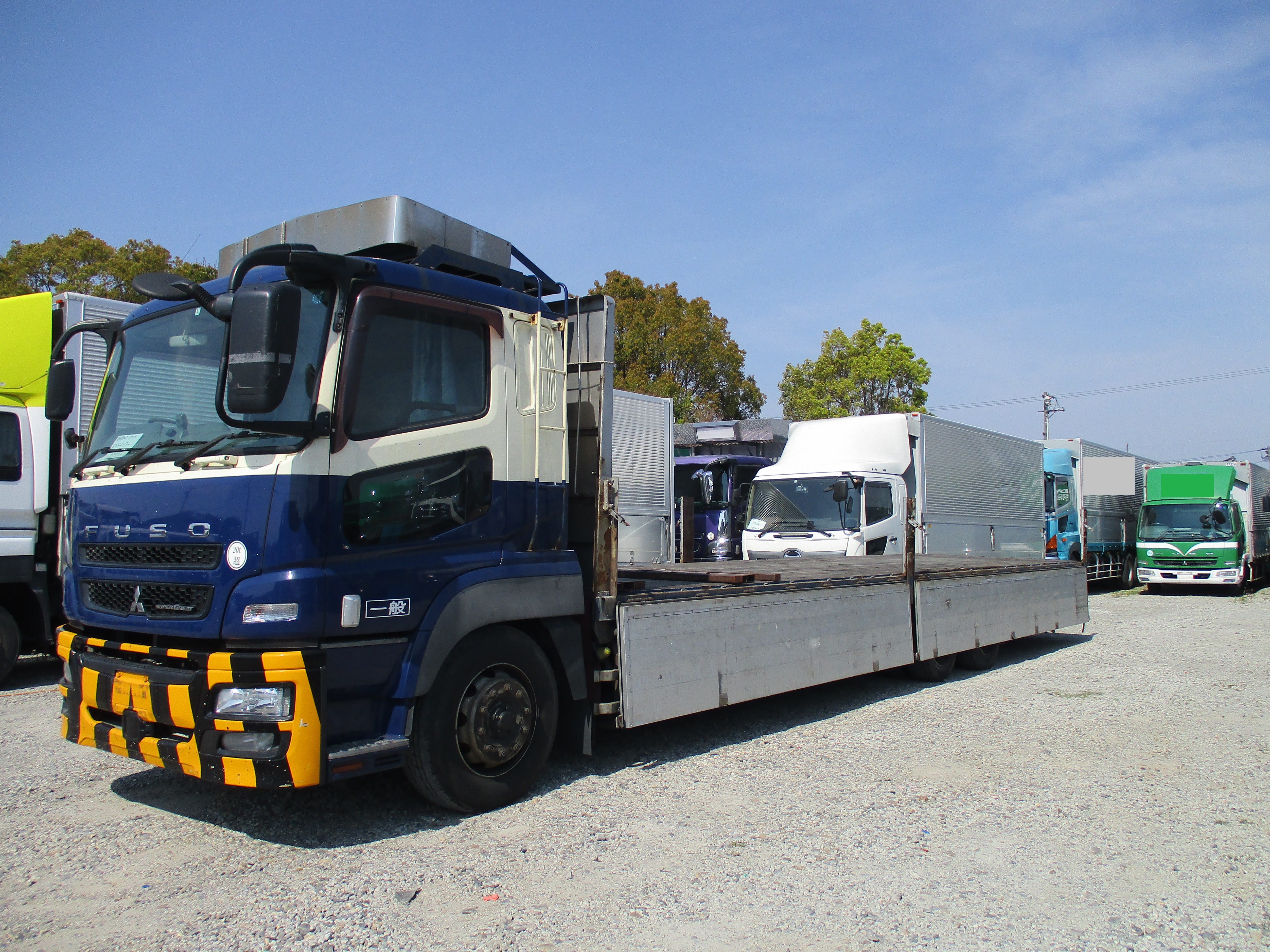  10t超 スーパーグレート 平ボディ QKG-FY54VY