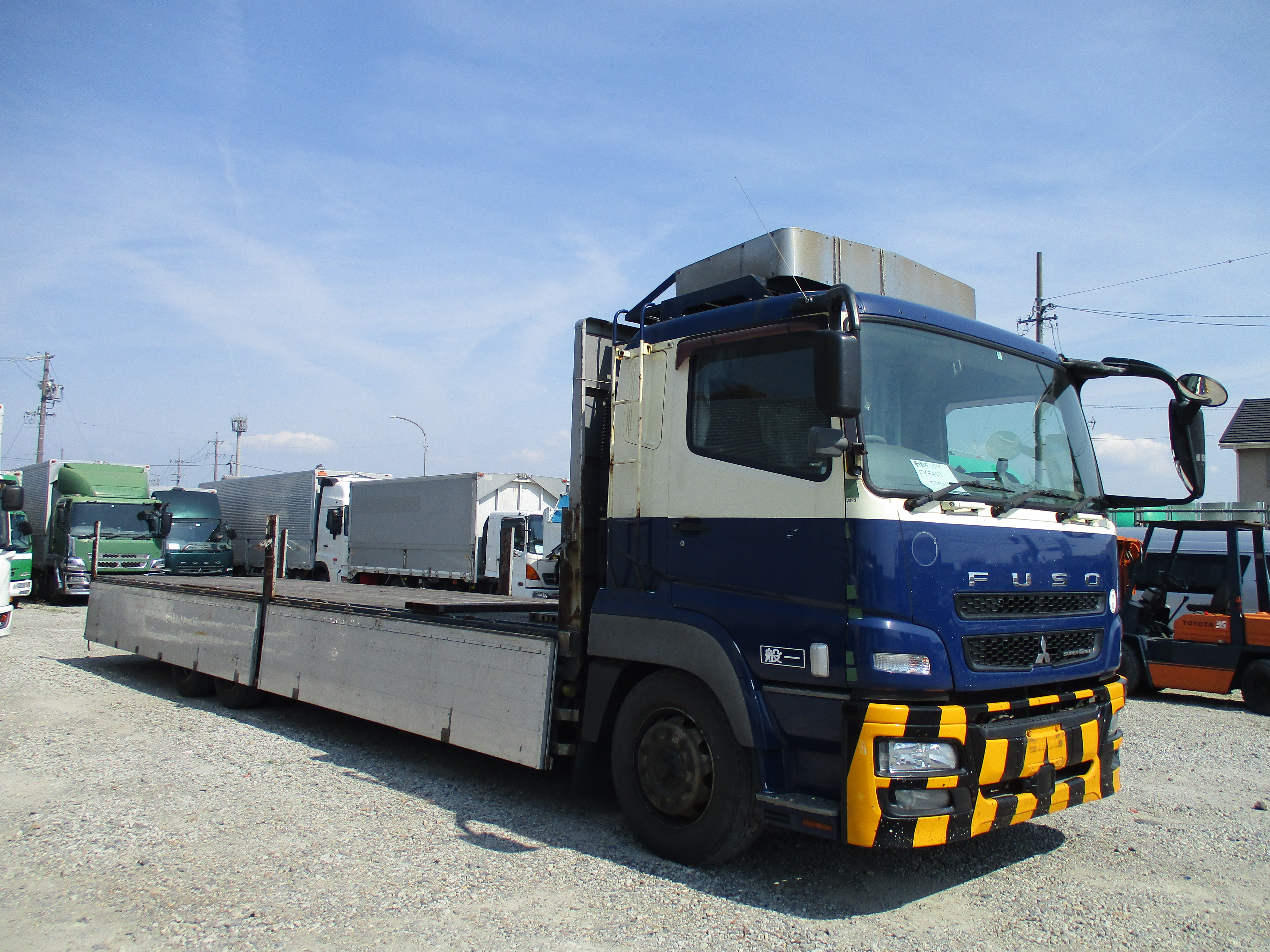  10t超 スーパーグレート 平ボディ QKG-FY54VY