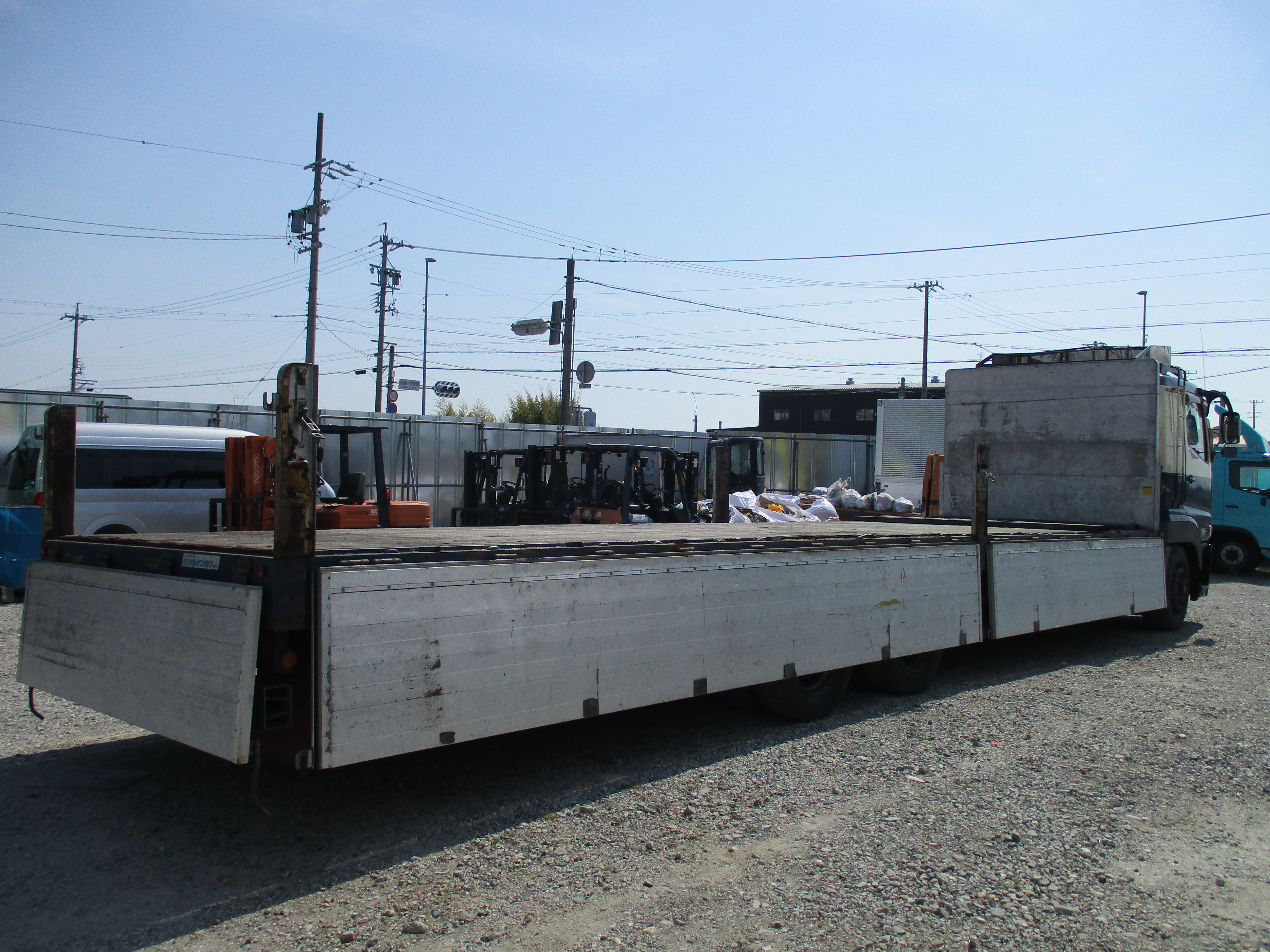  10t超 スーパーグレート 平ボディ QKG-FY54VY