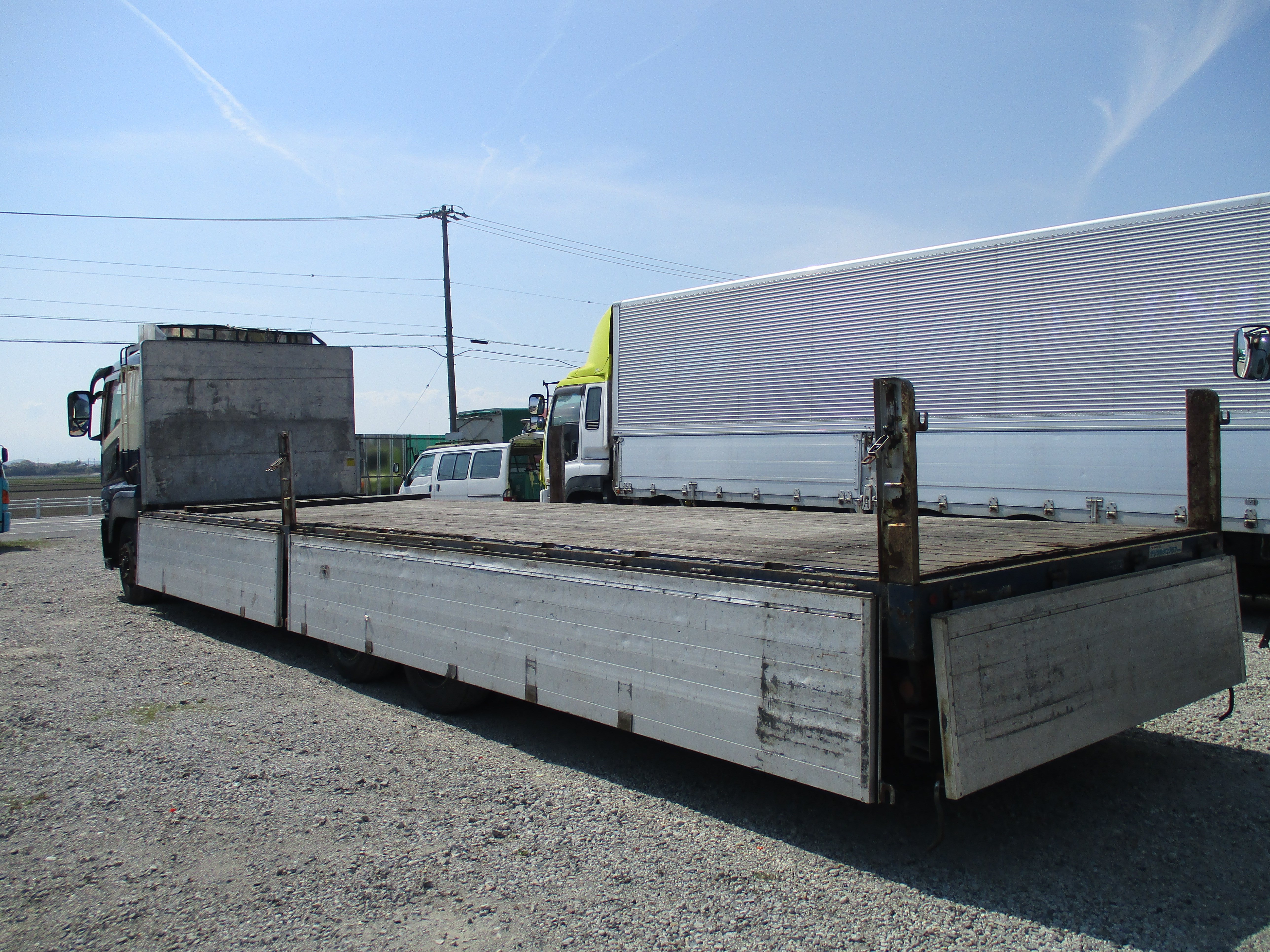  10t超 スーパーグレート 平ボディ QKG-FY54VY