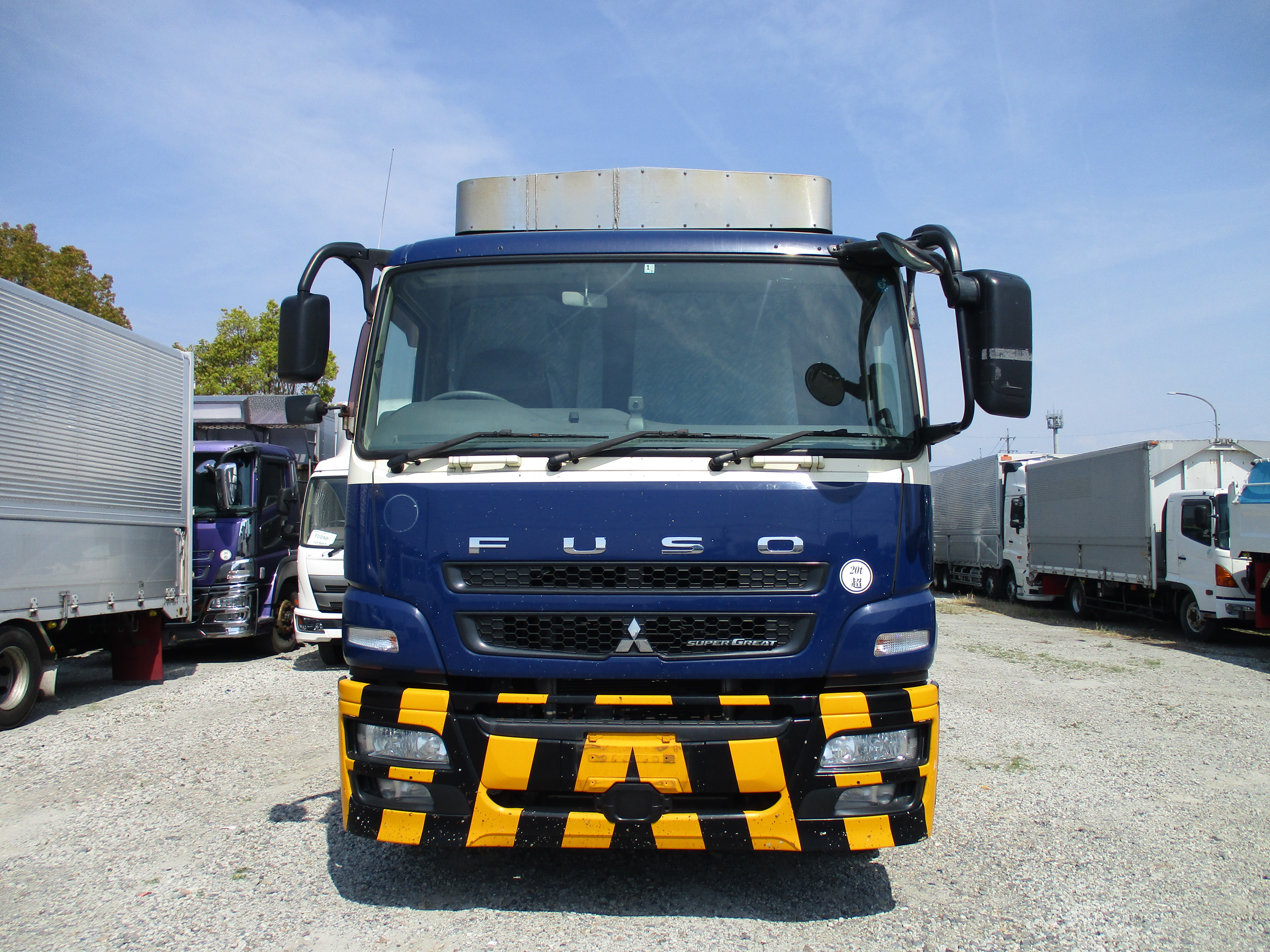  10t超 スーパーグレート 平ボディ QKG-FY54VY