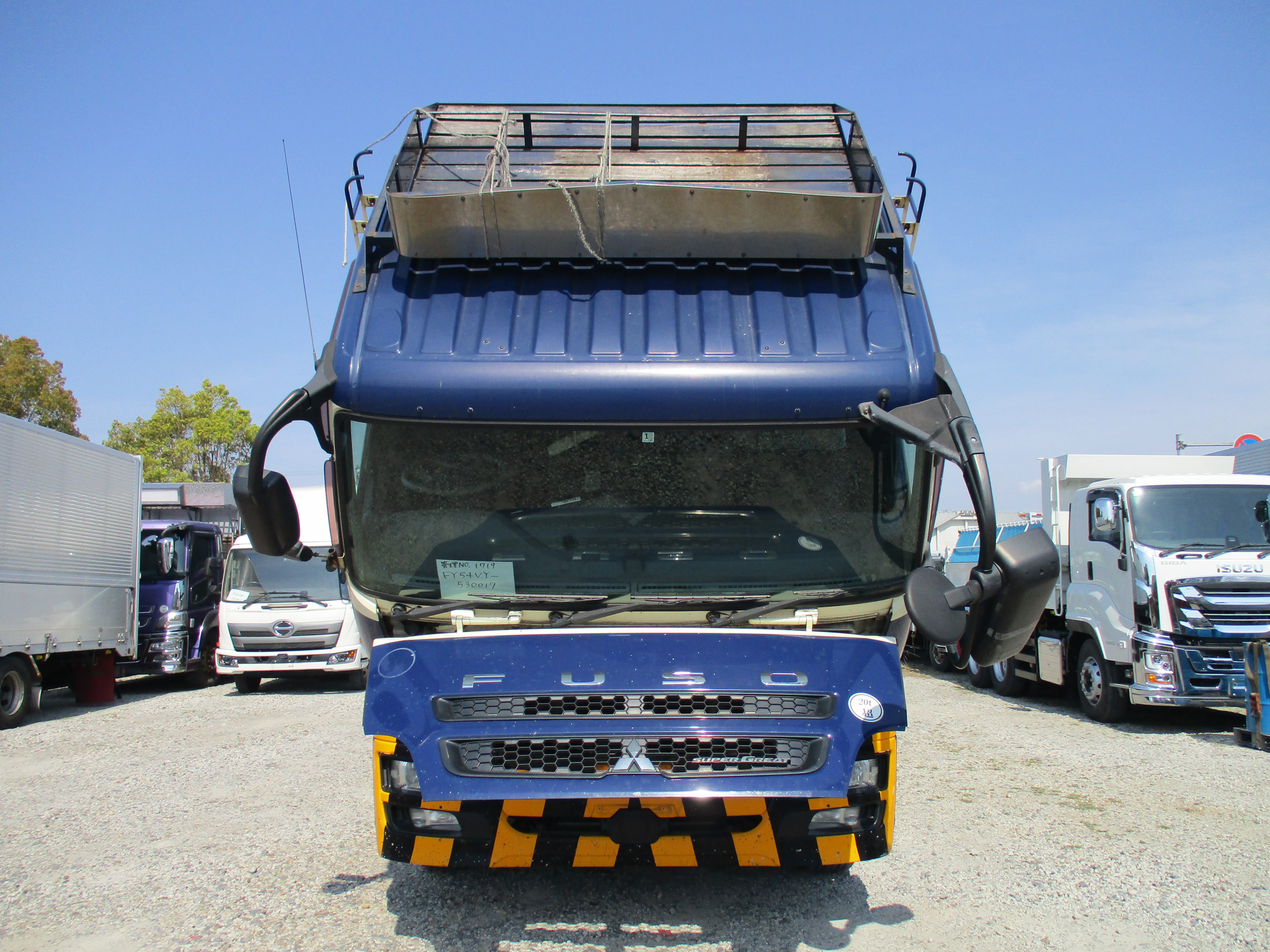  10t超 スーパーグレート 平ボディ QKG-FY54VY