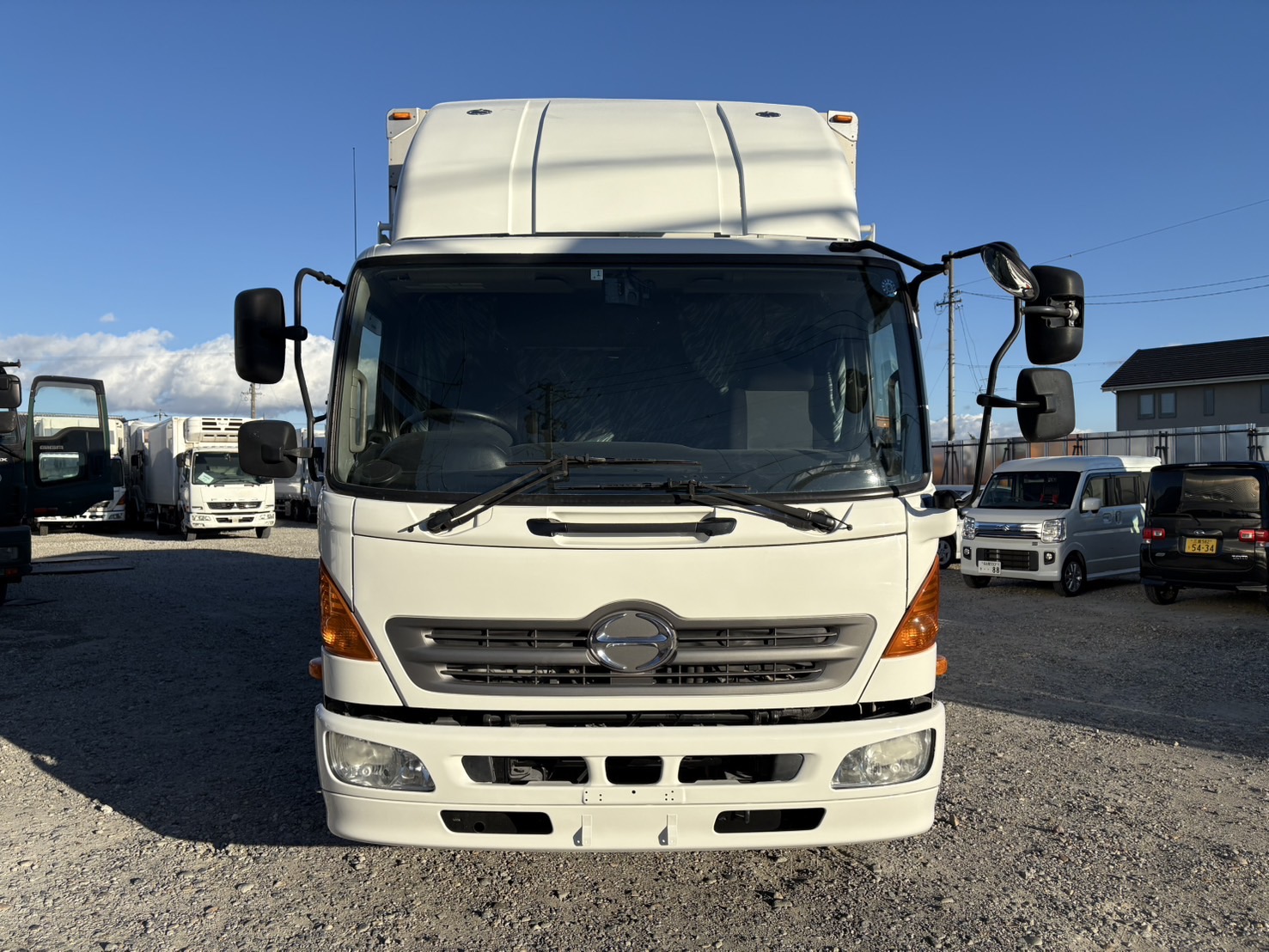 日野 中型増トンワイド レンジャー アルミウィング QKG-FE7JLAG