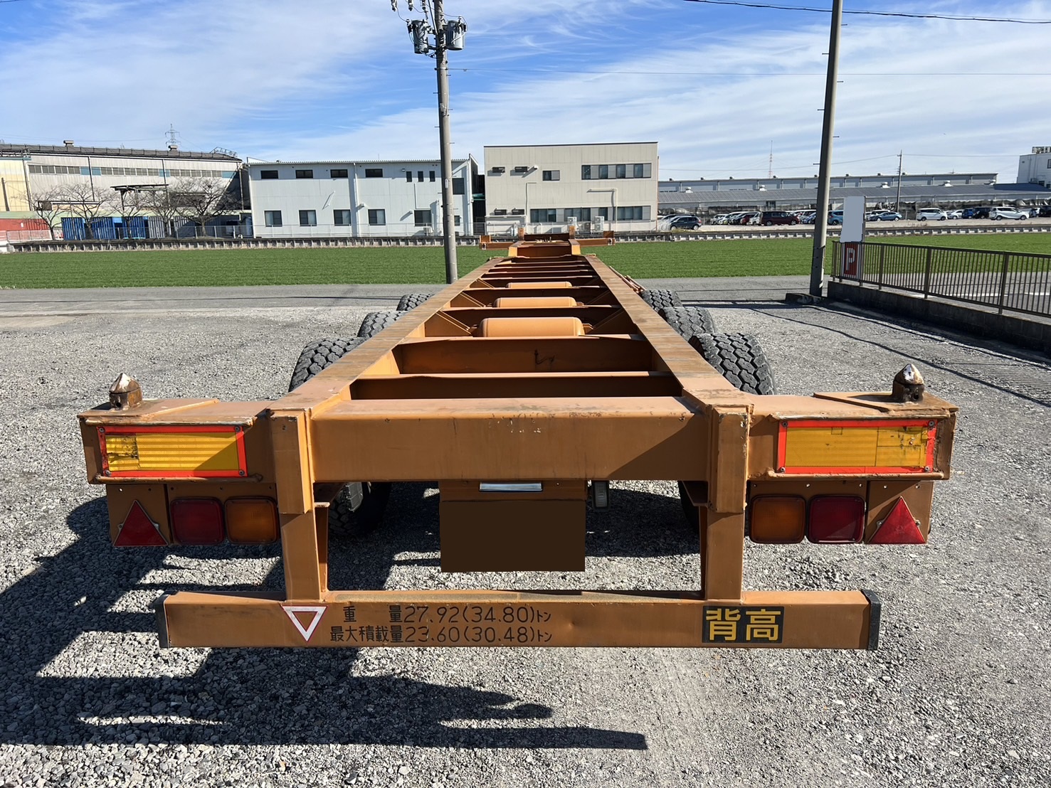 トレクス 大型  コンテナセミトレーラー CTB34001