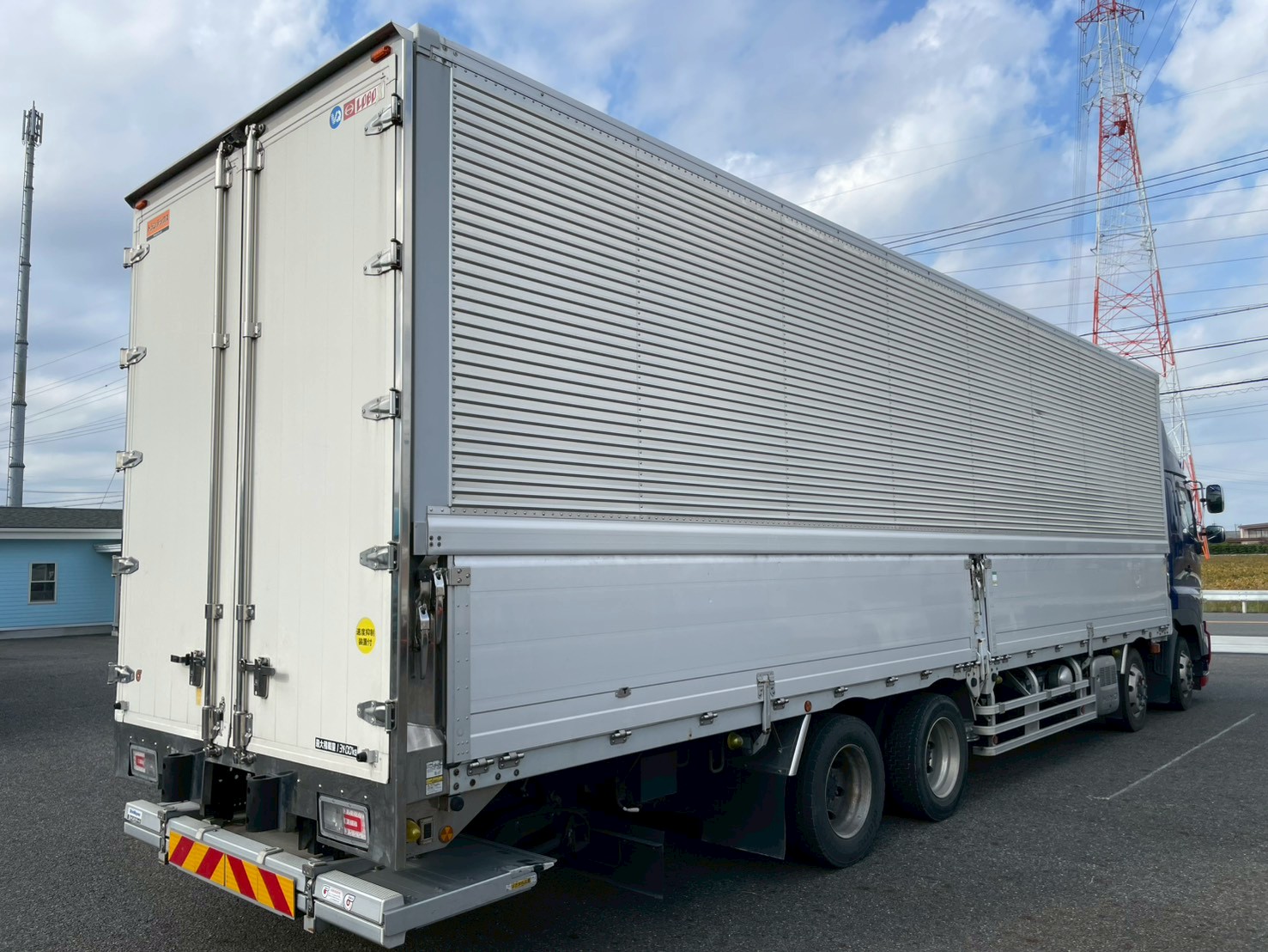 日野 10t超  アルミウィング QPG-FW1EXEG