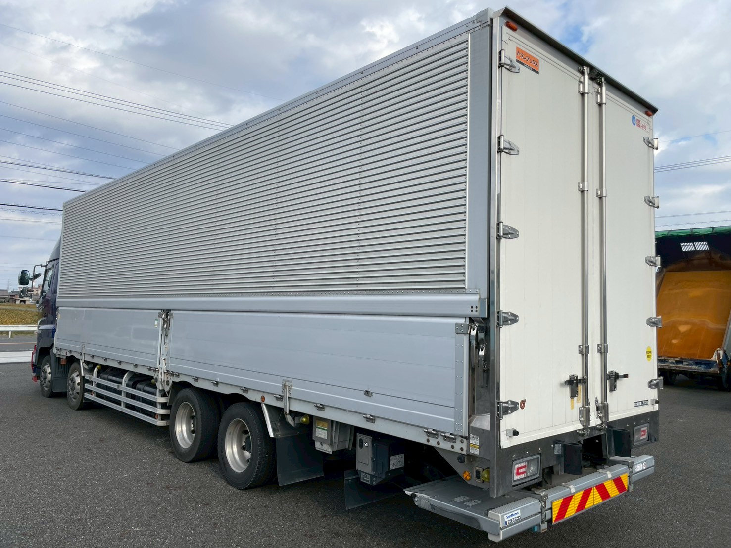 日野 10t超  アルミウィング QPG-FW1EXEG