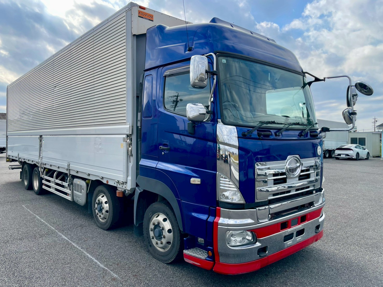 日野 10t超  アルミウィング QPG-FW1EXEG