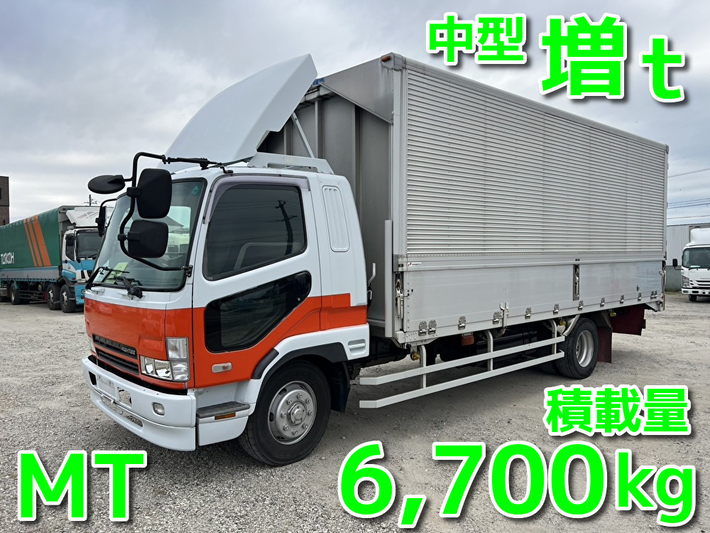 三菱 中型増トンワイド ファイター アルミウィング PJ-FK64FKZ
