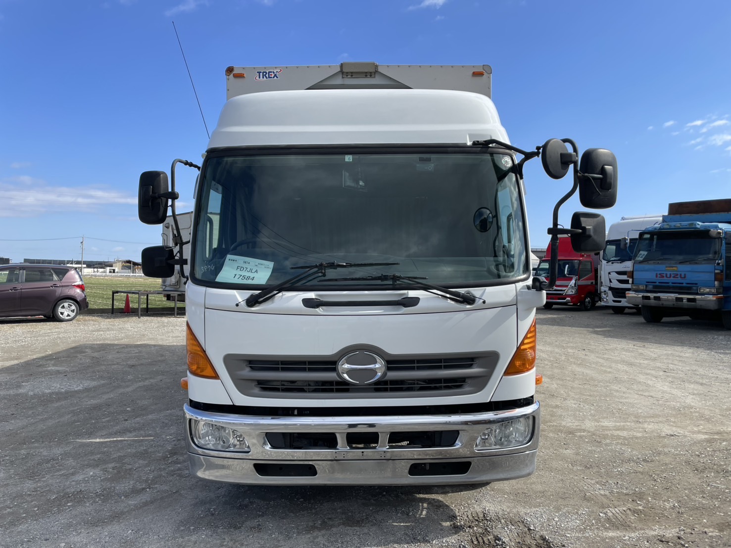 日野 中型ワイド レンジャー アルミウィング TKG-FD7JLAA