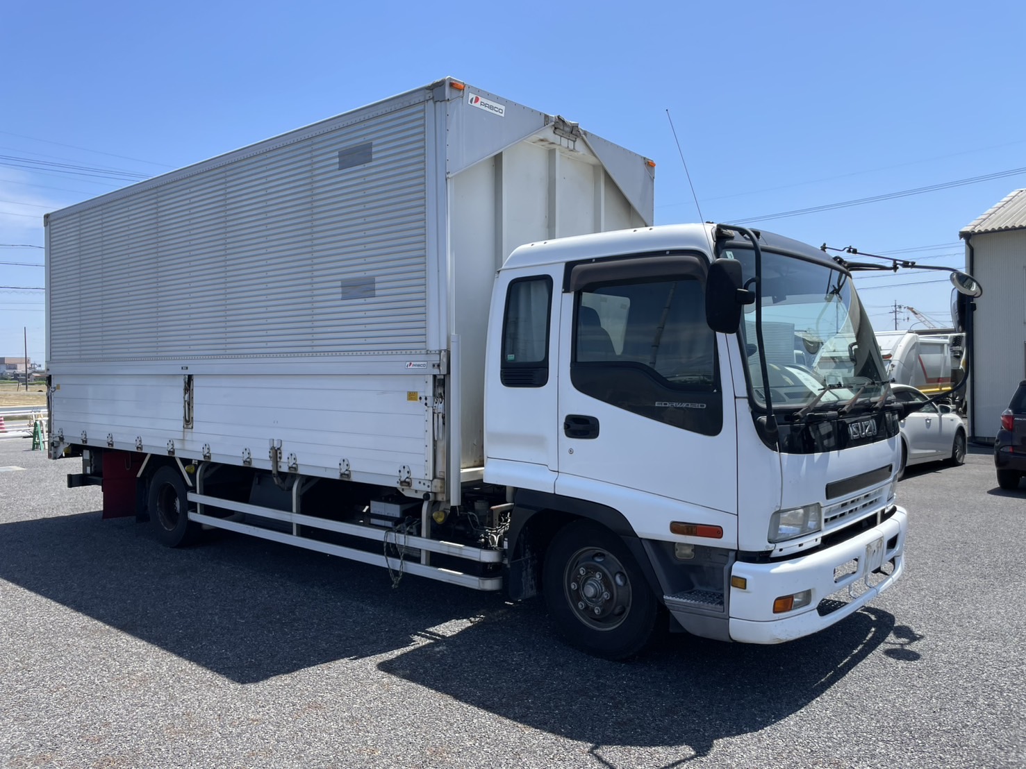 いすゞ 中型ワイド フォワード アルミウィング PA-FRR34L4