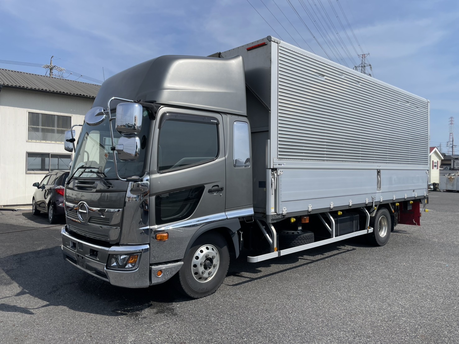 日野 中型ワイド レンジャー アルミウィング 2PG-FD2ABG