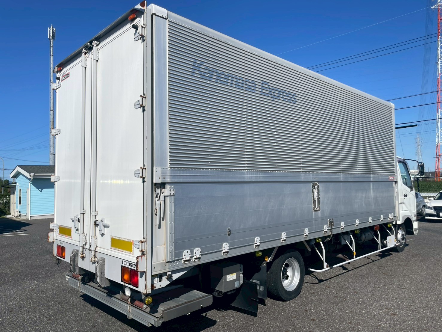 三菱 中型ワイド  アルミウィング PDG-FK71F