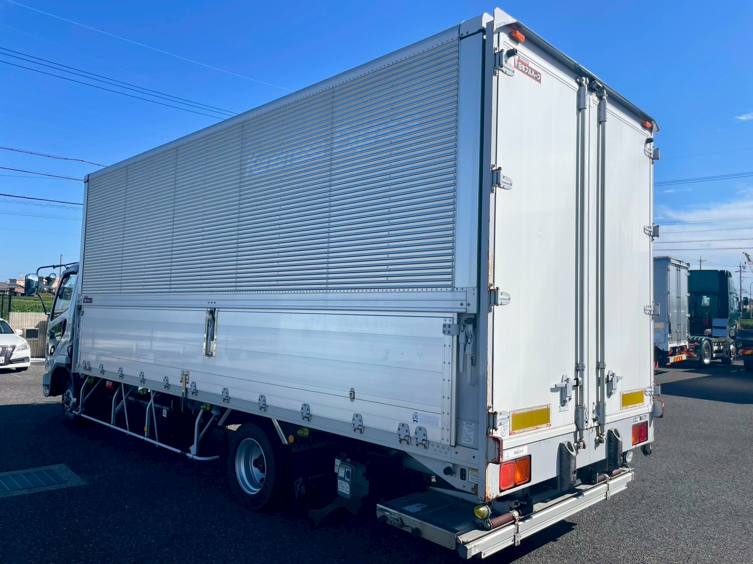 三菱 中型ワイド  アルミウィング PDG-FK71F