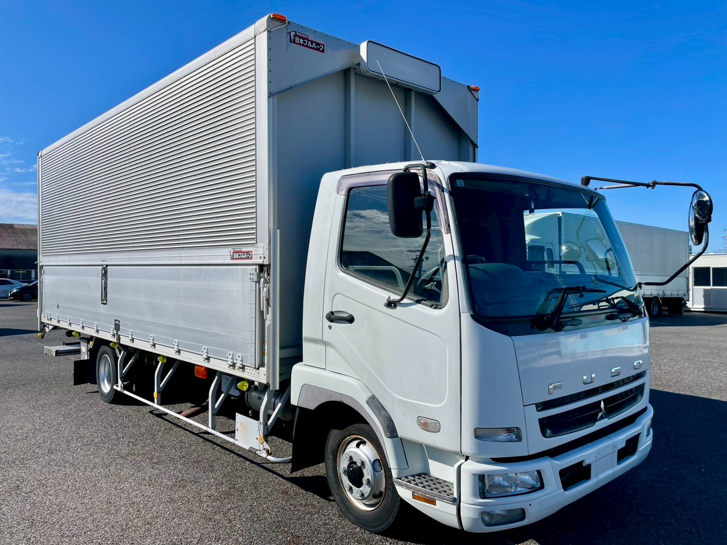 三菱 中型ワイド  アルミウィング PDG-FK71F