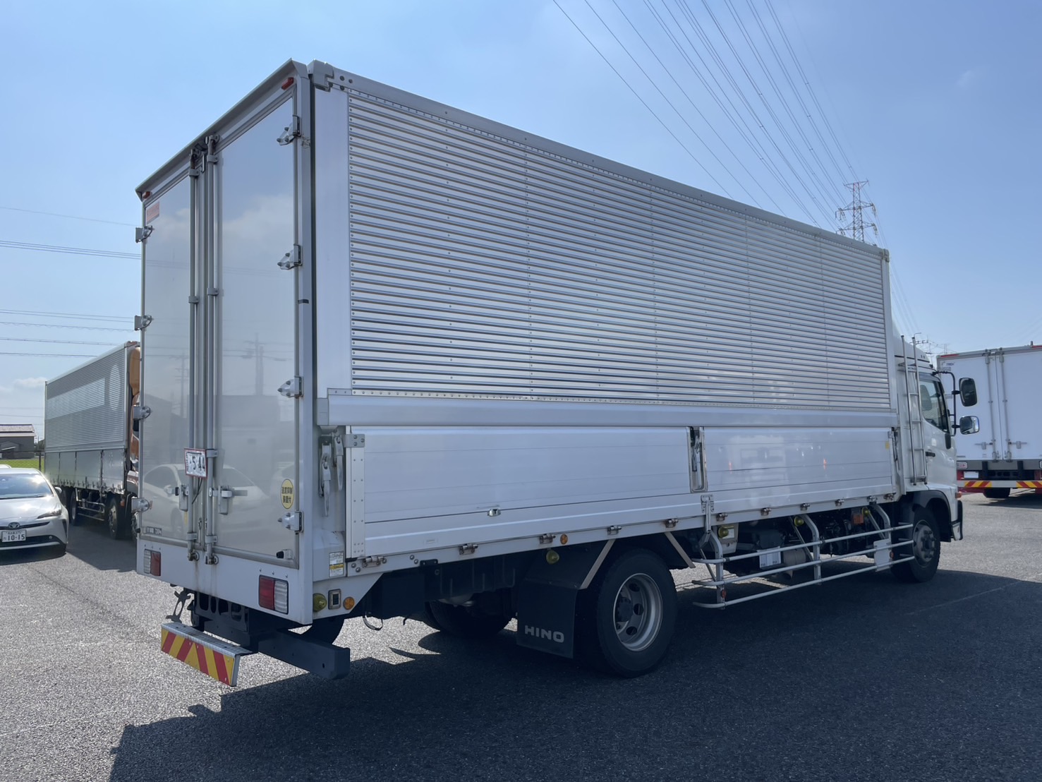 日野 中型増トンワイド レンジャー アルミウィング 2KG-FE2ABG
