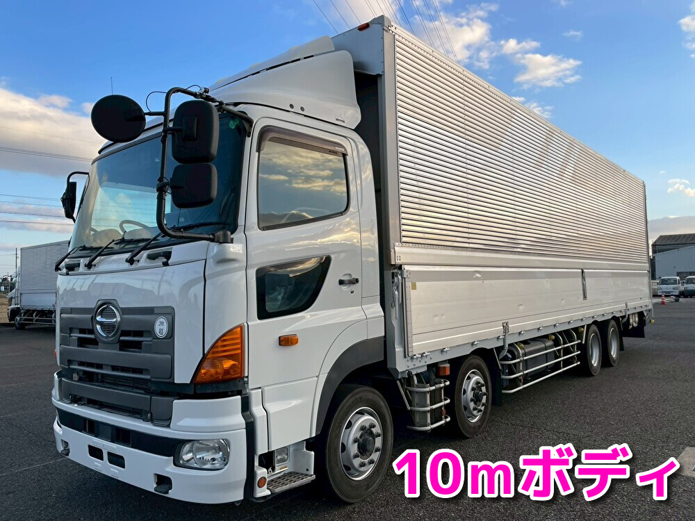 日野 10t超  アルミウィング QPG-FW1EZEG