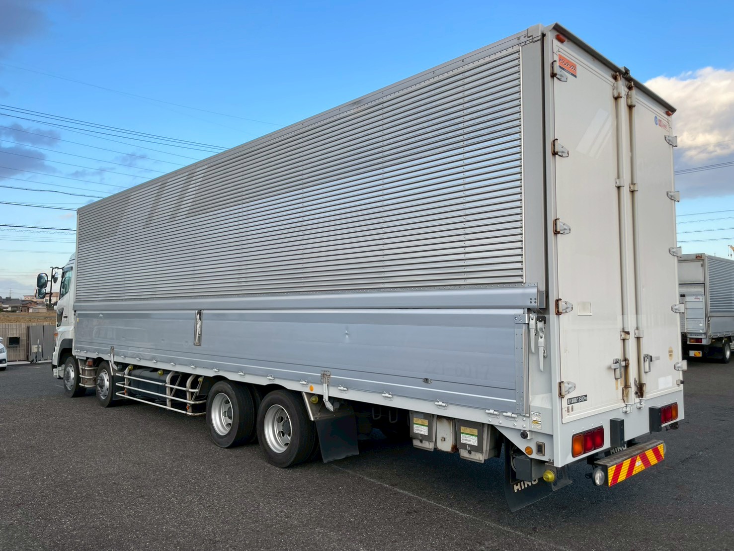 日野 10t超  アルミウィング QPG-FW1EZEG