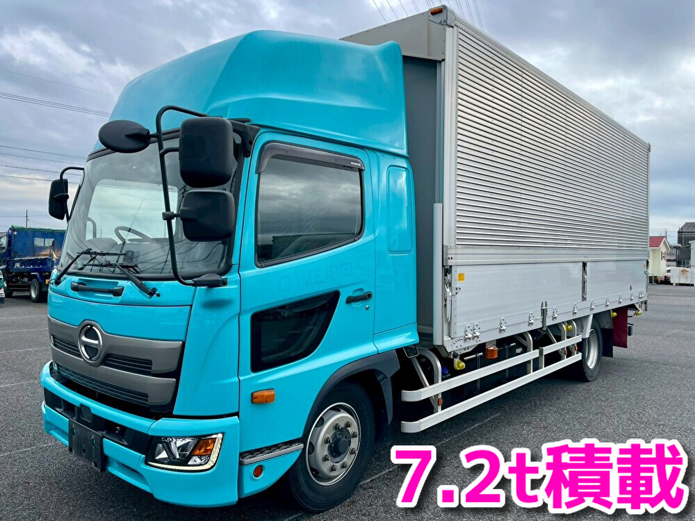 日野 中型増トンワイド  アルミウィング 2PG-FE2ABG