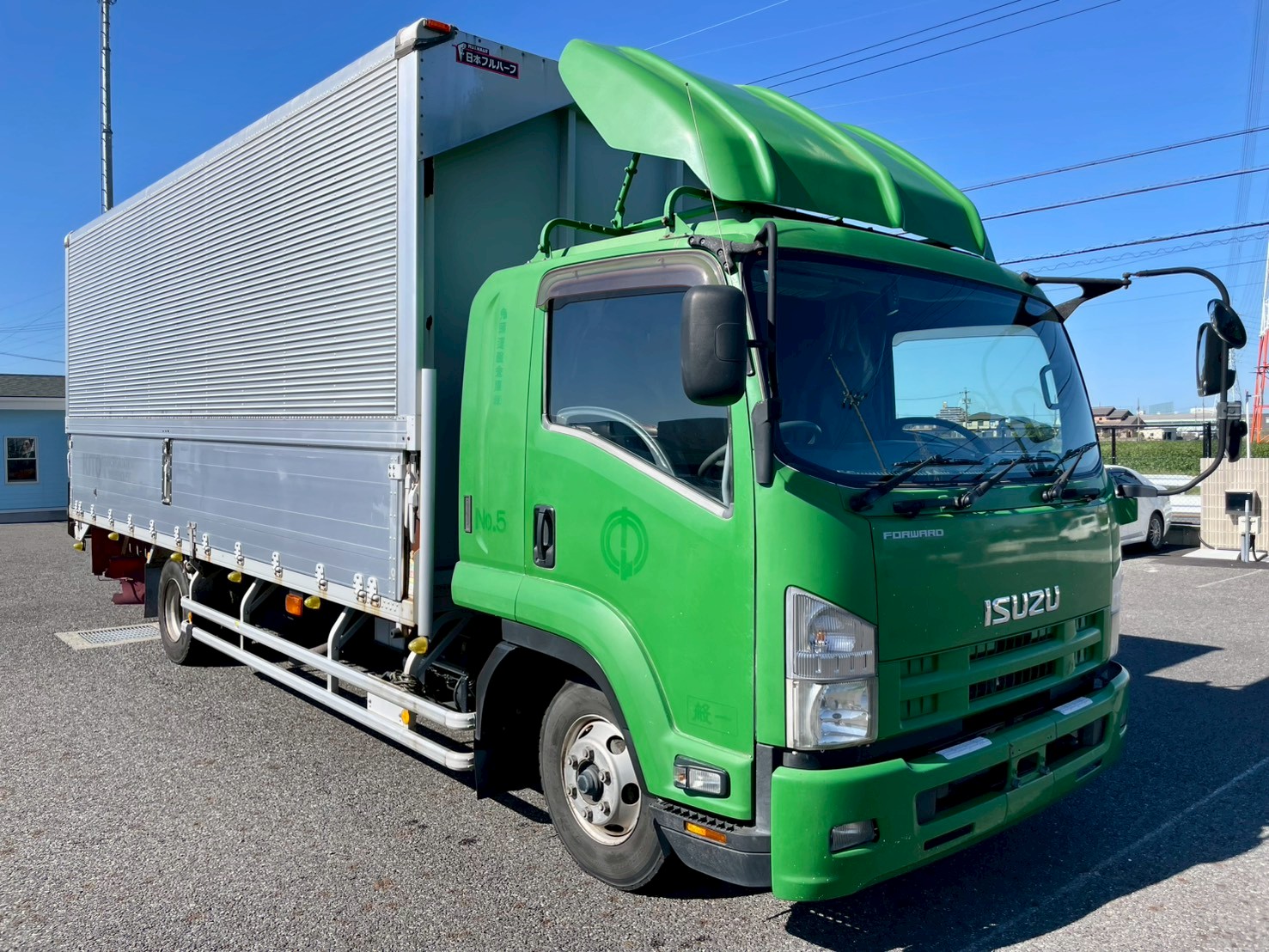 いすゞ 中型ワイド  アルミウィング TKG-FRR90S2