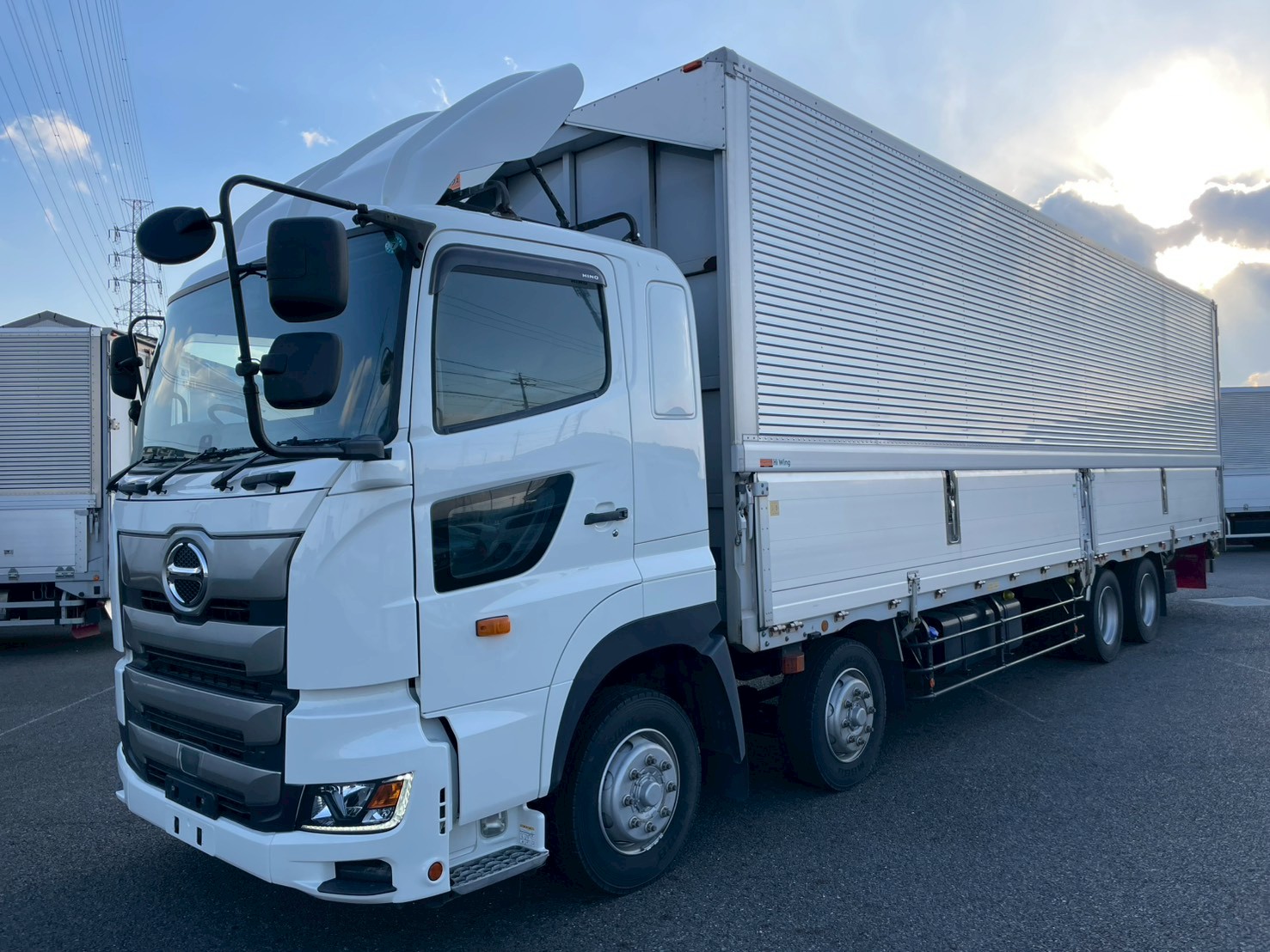 日野   アルミウィング 2DG-FW1AHG