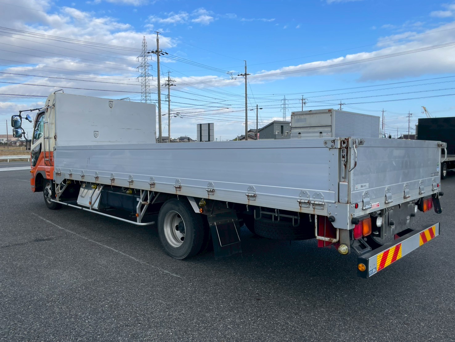 三菱 中型ワイド  平ボディ TKG-FK61F