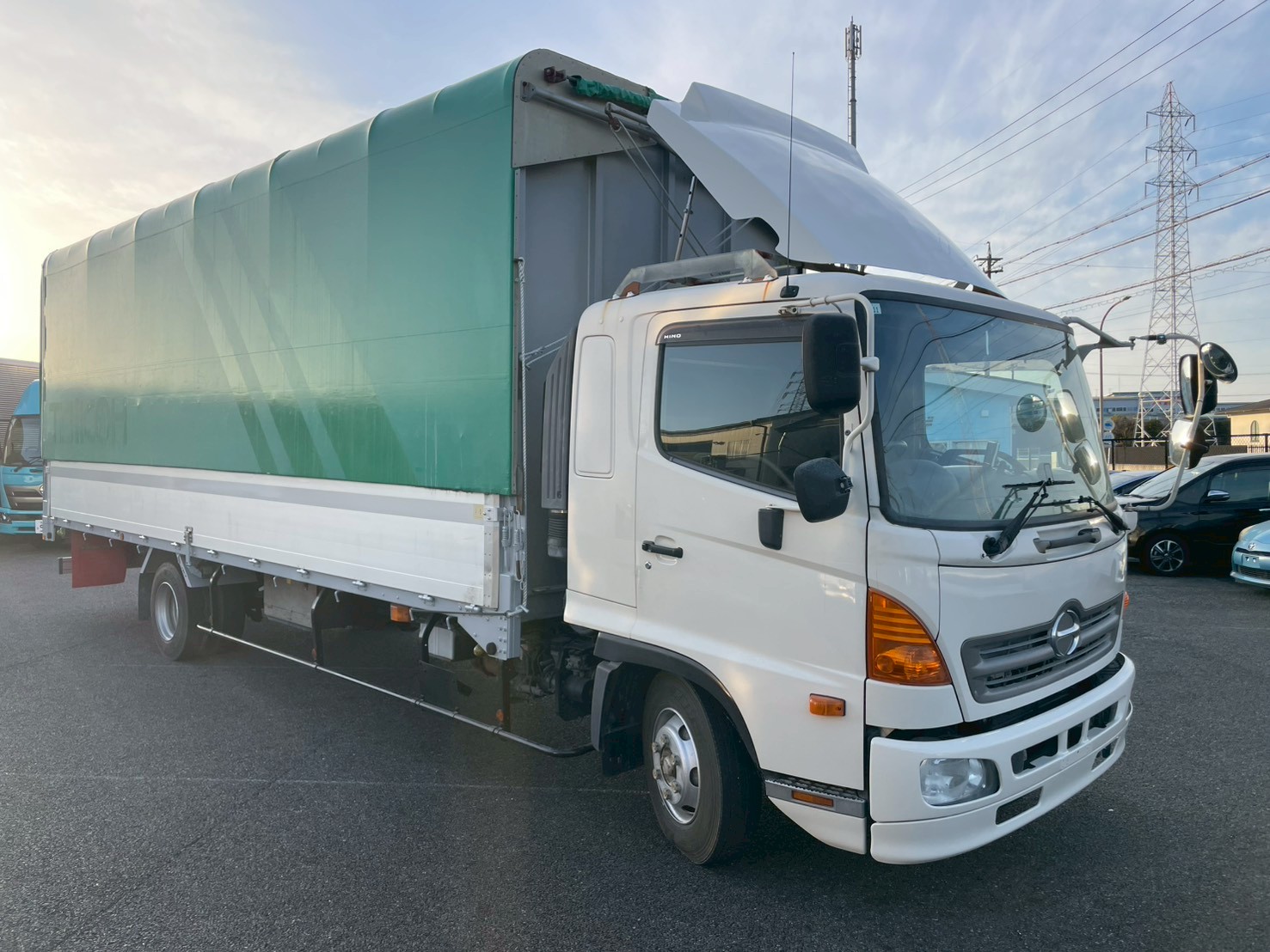 日野 中型ワイド  ホロウイング SKG-FD9JPAA